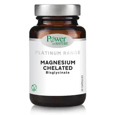 Power of Nature Platinum Range Magnesium Chelated 30caps - Συμπληρώματα στο Pharmeden.gr