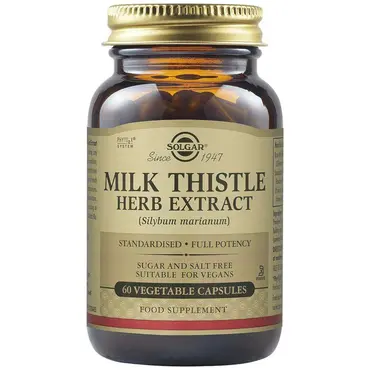 Solgar Milk Thistle Herb Extract 60 veg. caps - Συμπληρώματα Διατροφής στο Pharmeden.gr