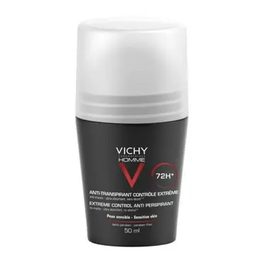 Vichy Homme Αποσμητικό Κατά της Έντονης Εφίδρωσης 72h 50ml - Δερμοκαλλυντικά στο Pharmeden.gr