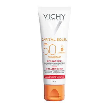 Vichy Ideal Soleil Anti Ageing SPF50 50ml - Δερμοκαλλυντικά στο Pharmeden.gr