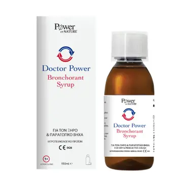 Power Of Nature Doctor Power Bronchorant Syrup 150ml - Φροντίδα για το Χειμώνα στο Pharmeden.gr