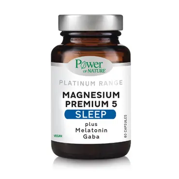 Power of Nature Platinum Range Magnesium Premium 5 Plus Sleep 60caps - Συμπληρώματα Διατροφής στο Pharmeden.gr