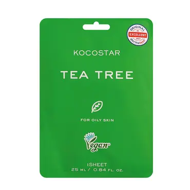 Kocostar Tea Tree Face Mask 25ml - Πρόσωπο στο Pharmeden.gr