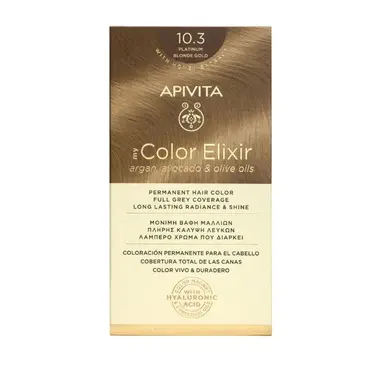 Apivita Βαφή Μαλλιών My Color Elixir Κατάξανθο Χρυσό 10.3 - Μαλλιά στο Pharmeden.gr