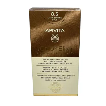 Apivita Βαφή Μαλλιών My Color Elixir Ξανθό Ανοιχτό Χρυσό 8.3 - Μαλλιά στο Pharmeden.gr