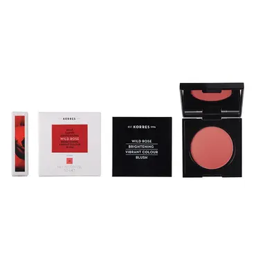 Korres Wild Rose Brightening Vibrant Colour Blush 5,5gr, 46 Bright Coral - Μακιγιάζ στο Pharmeden.gr