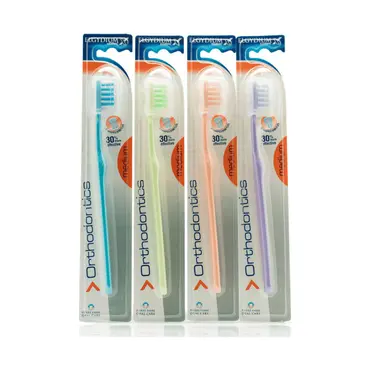 Elgydium Clinic X Orthodontics Medium Πορτοκαλί 1 τεμ - Στοματική Υγιεινή στο Pharmeden.gr