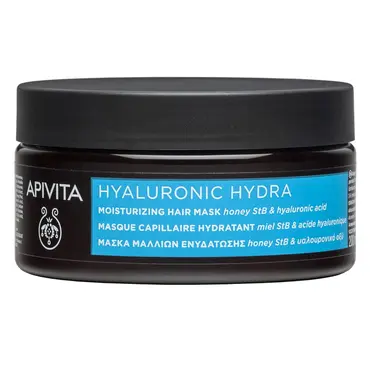 Apivita Hyaluronic Hydra Μάσκα Μαλλιών Ενυδάτωσης με Μέλι & Υαλουρονικό Οξύ 200ml - Μαλλιά στο Pharmeden.gr