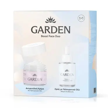 Garden Face Duo Set No4 Anti-wrinkle Cream 50ml & Serum Hyaluronic Acid 30ml -  στο Pharmeden.gr