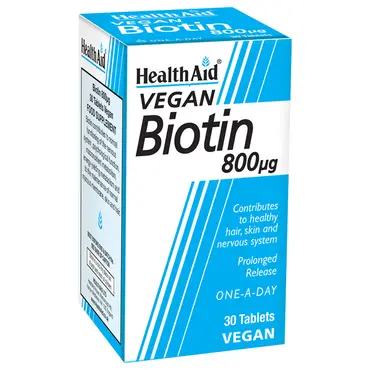 Health Aid Biotin 800µg 30tabs - Συμπληρώματα Διατροφής στο Pharmeden.gr