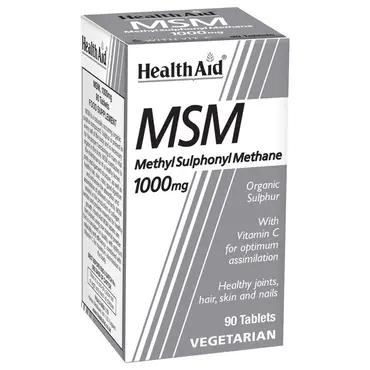 Health Aid MSM 1000mg & Vitamin C 90tabs - Συμπληρώματα Διατροφής στο Pharmeden.gr