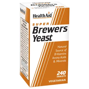 Health Aid Super Brewers Yeast 240tabs - Συμπληρώματα Διατροφής στο Pharmeden.gr
