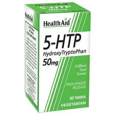 Health Aid 5 Hydroxytryptophan (5-HTP) 50mg 60tabs - Συμπληρώματα Διατροφής στο Pharmeden.gr