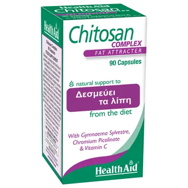 Health Aid Chitosan Complex 90caps - Συμπληρώματα Διατροφής στο Pharmeden.gr