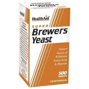 Health Aid Super Brewers Yeast 500tabs - Συμπληρώματα Διατροφής στο Pharmeden.gr