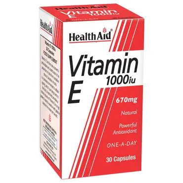 Health Aid Vitamin Ε 1000iu 30caps - Βιταμίνες στο Pharmeden.gr