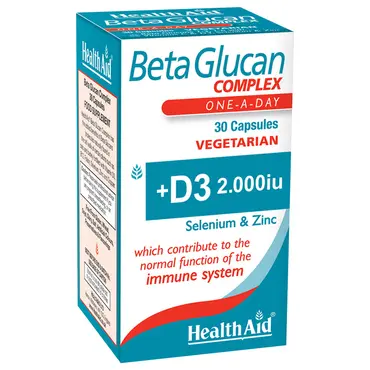 Health Aid Beta Glucan Complex 30caps - Συμπληρώματα Διατροφής στο Pharmeden.gr