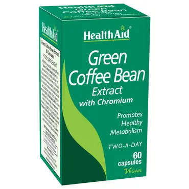 Health Aid Green Coffee Βean 60caps - Συμπληρώματα Διατροφής στο Pharmeden.gr