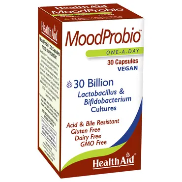 Health Aid Moodprobio 30 caps - Συμπληρώματα στο Pharmeden.gr