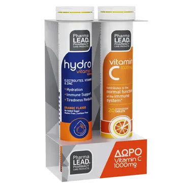 Pharmalead Promo Hydro Vitamin C 1000mg Orange 20 αναβρ. δισκία & ΔΩΡΟ Vitamin C 1000mg Orange 20 αναβρ. δισκία -  στο Pharmeden.gr