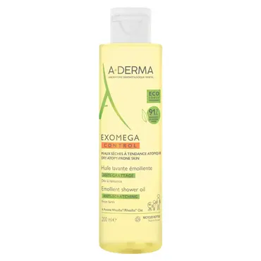A-Derma Exomega Huile Lavante Emolliente 200ml - Πρόσωπο στο Pharmeden.gr