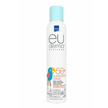 Intermed Euderma Babyderm Sunscreen Spray SPF50 200ml - Αντηλιακά στο Pharmeden.gr