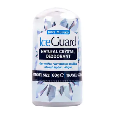 Optima Ice Guard Natural Crystal Deodorant Travel Size 60gr - Υγιεινή στο Pharmeden.gr