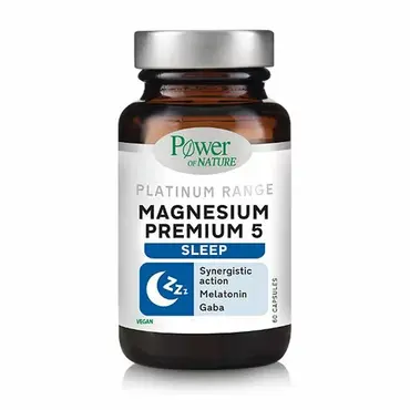 Power of Nature Platinum Range Magnesium Premium 5 Plus Sleep 60caps - Συμπληρώματα Διατροφής στο Pharmeden.gr