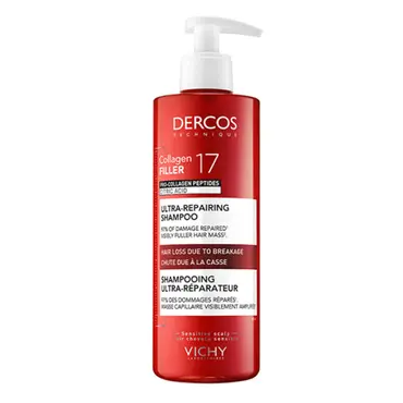 Vichy Dercos Collagen 17 Filler Ultra-Repairing Shampoo 400ml - Δερμοκαλλυντικά στο Pharmeden.gr