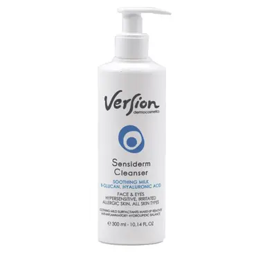 Version Sensiderm Cleanser Soothing Milk Face & Eyes 300ml - Πρόσωπο στο Pharmeden.gr