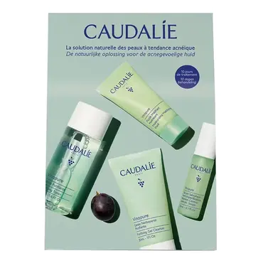 Caudalie Vinopure Starter Kit με Vinopure Purifying Cleanser Gel 30ml & Toner 50ml & Blemish Control Salicylic Serum 10ml & Moisturizing Mattifying Fluid 15ml -  στο Pharmeden.gr