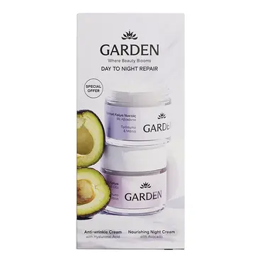 Garden Face Duo Set No3 Anti-Wrinkle Cream 50ml & Nourishing Night Cream 50ml -  στο Pharmeden.gr