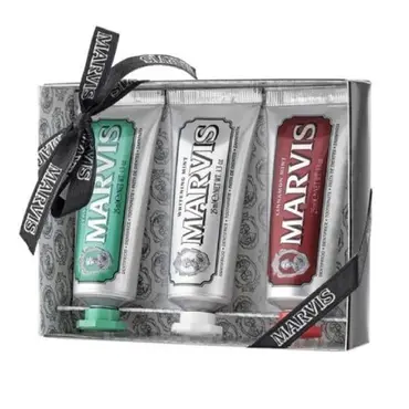 Marvis 3 Flavours Travel Set Toothpaste Οδοντόκρεμες σε 3 Γεύσεις 3x25ml -  στο Pharmeden.gr
