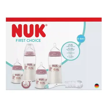 Nuk First Choice Perfect Start Set Koala με Μπιμπερό 2x150ml, Μπιμπερό 2x300ml, 2xΘηλές Σιλικόνης, 1 Πιπίλα 0-6m, 1 Βουρτσάκι Καθαρισμού -  στο Pharmeden.gr