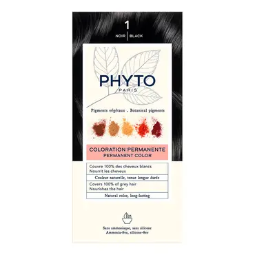 Phyto Phytocolor Μόνιμη Βαφή Μαλλιών, 1 NOIR - Μαλλιά στο Pharmeden.gr