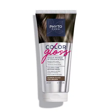 Phyto Color Gloss Μάσκα Περιποίησης & Αναζωογόνησης Χρώματος Iced Brown 200ml -  στο Pharmeden.gr