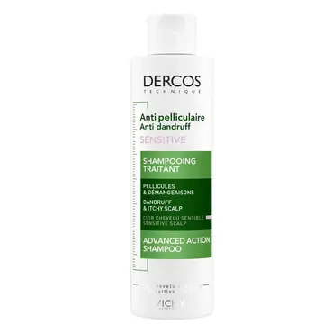Vichy Dercos Anti-Dandruff Sensitive Σαμπουάν για Ξηροδερμία & Πιτυρίδα 200ml - Δερμοκαλλυντικά στο Pharmeden.gr