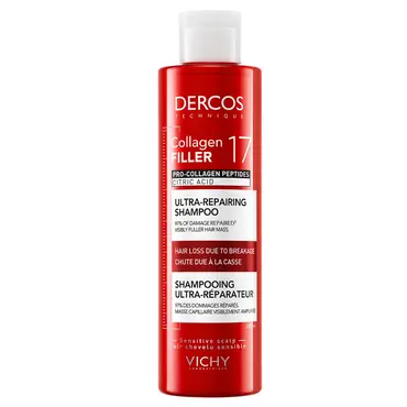 Vichy Dercos Collagen 17 Filler Ultra-Repairing Shampoo 200ml - Δερμοκαλλυντικά στο Pharmeden.gr