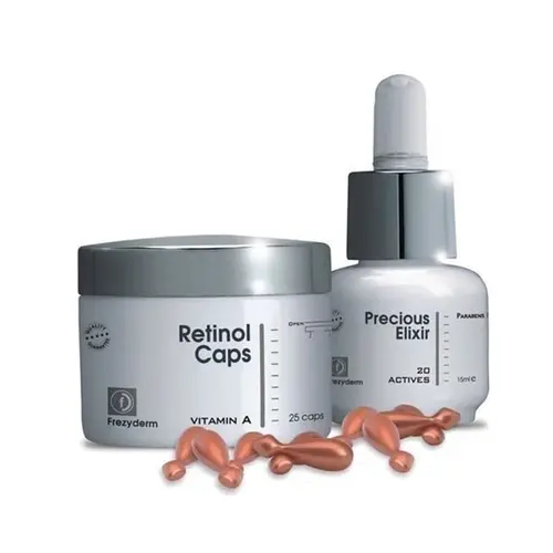 Frezyderm Age Repair Set Precious Elixir 15ml+Retinol Caps 20s - Πρόσωπο στο Pharmeden.gr