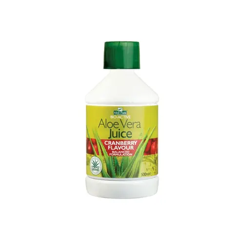 Optima Aloe Pura Aloe Vera Juice Cranberry Flavour 500ml - Συμπληρώματα Διατροφής στο Pharmeden.gr