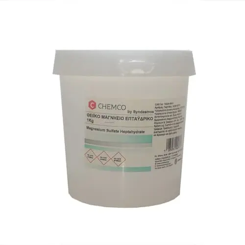 Chemco Syndesmos Θεϊκό Μαγνήσιο Επταϋδρικό Epsom Salt 1kg - Διάφορα στο Pharmeden.gr