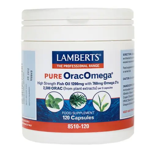 Lamberts Pure OracOmega (Ω3) 120 caps - Συμπληρώματα στο Pharmeden.gr