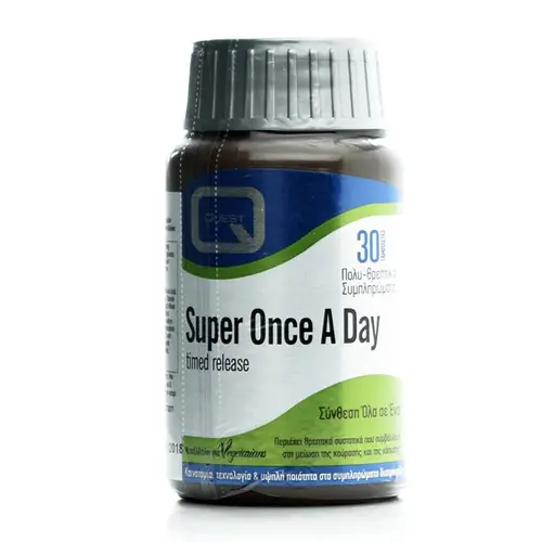 Quest Super Once A Day 30 tabs Timed Release - Συμπληρώματα Διατροφής στο Pharmeden.gr