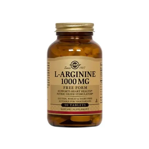 Solgar L-Arginine 1000mg 90 veg. caps - Συμπληρώματα Διατροφής στο Pharmeden.gr