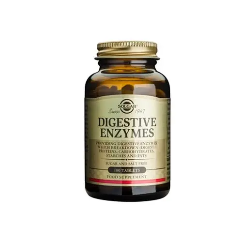 Solgar Digestive Enzymes 100 tabs - Συμπληρώματα Διατροφής στο Pharmeden.gr