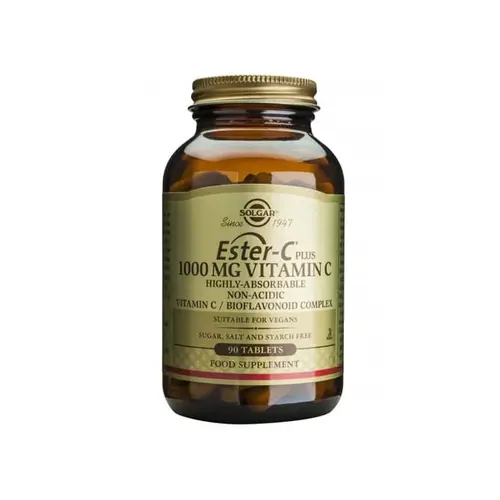Solgar Ester-C 1000mg 90 tabs - Βιταμίνες στο Pharmeden.gr