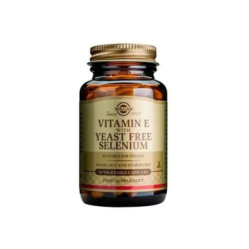 Solgar Vitamin E+ Selenium 100 veg caps - Βιταμίνες στο Pharmeden.gr