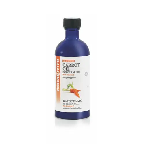 Macrovita Καροτέλαιο σε Φυσικά Λάδια με Βιταμίνη Ε 100ml - Διάφορα στο Pharmeden.gr