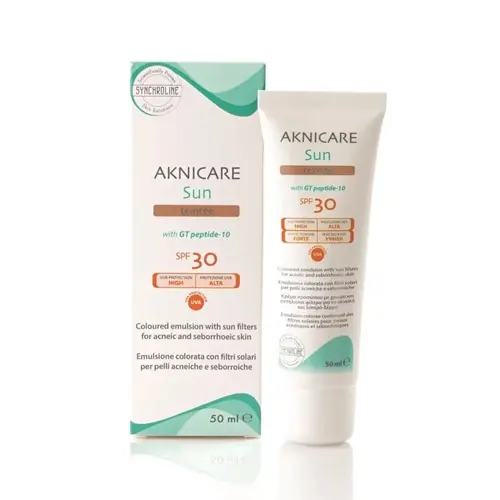 Synchroline Aknicare Sun Teintee SPF30 50ml - Πρόσωπο στο Pharmeden.gr