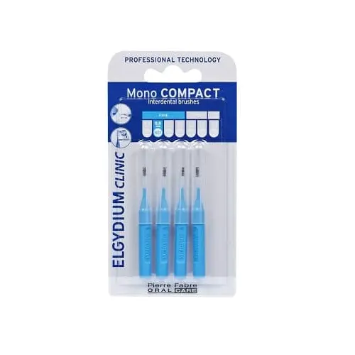 Elgydium Clinic Mono Compact Blue 0.4 4 τεμ - Στοματική Υγιεινή στο Pharmeden.gr